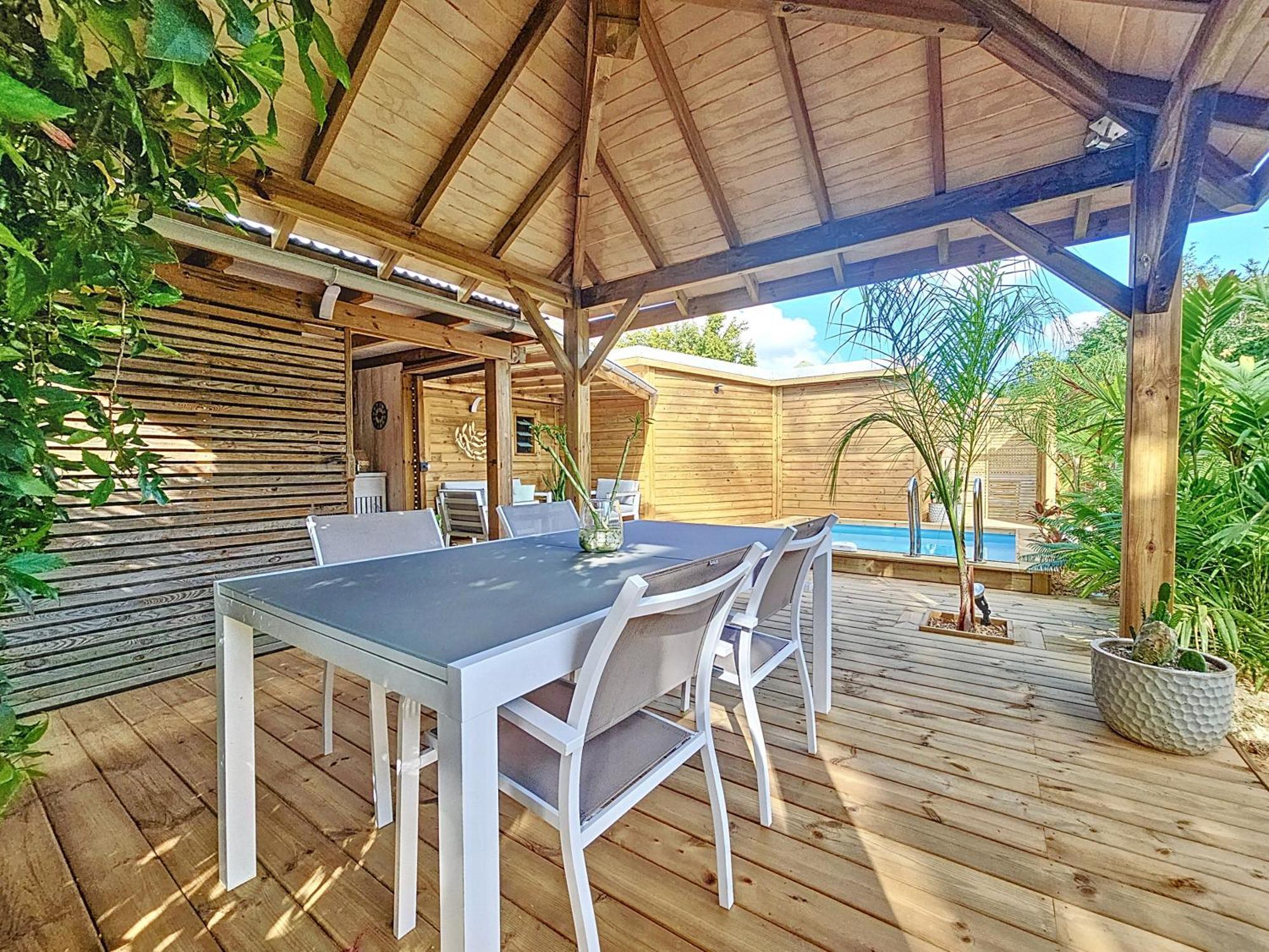 Villa L'Anjou Creole A Sainte Anne En Guadeloupe Avec Piscine Privee Et 2 Chambres Pour 4 Personnes Ngoại thất bức ảnh